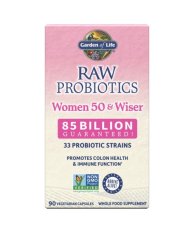 RAW Probiotika pro ženy po 50+ - 85mld. CFU, 33 probiotických kmenů, 90 rostlinných kapslí