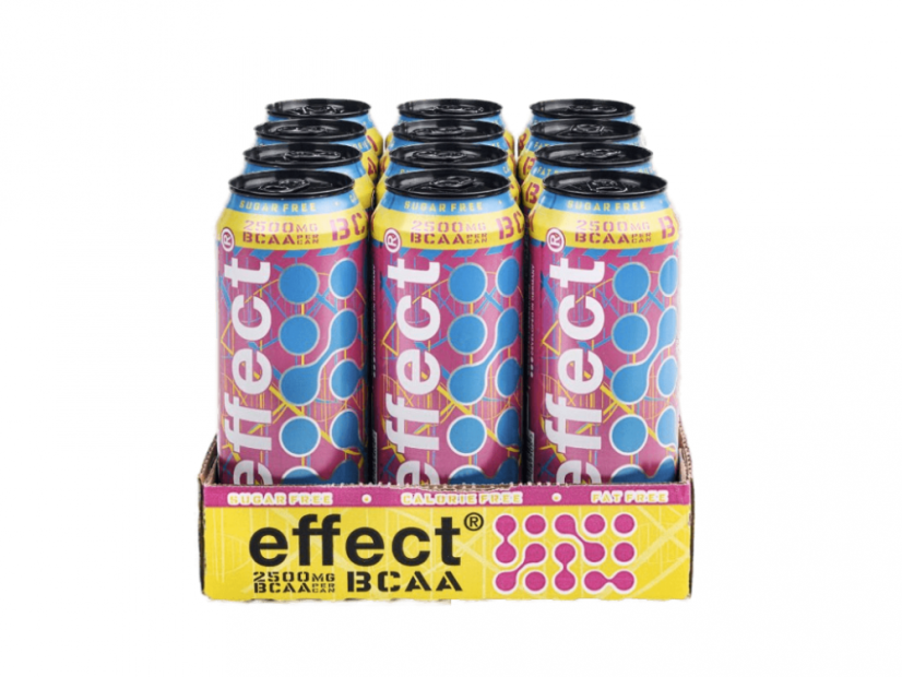 Effect® BCAA Energetický Nápoj - Příchuť Performance Super Berry - 500ml - Box 12 kus