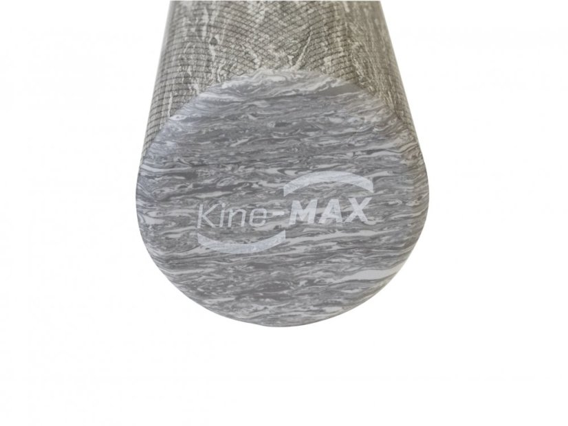 Kine-MAX Professional Massage Foam Roller - masážní válec Eva Foam 90cm - šedý