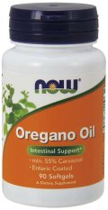 NOW Oregano Oil (oreganový olej), 90 enterosolventních softgel kapslí