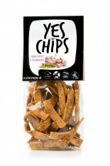 Yes Chips Hrachové s česnekem 80 g
