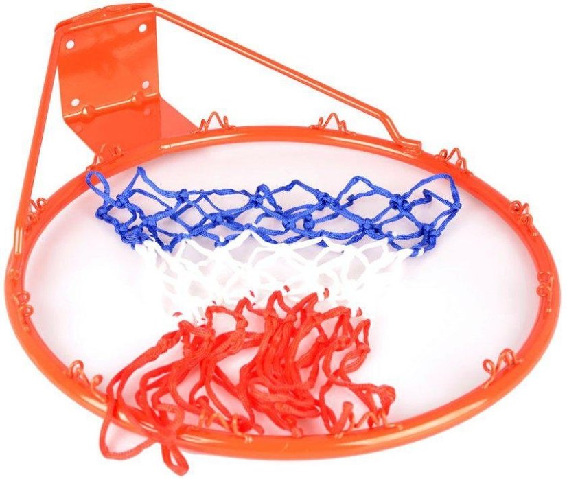 SPARTAN Koš na basket + síťka  1107 SPARTAN červený průměr koše 45 cm