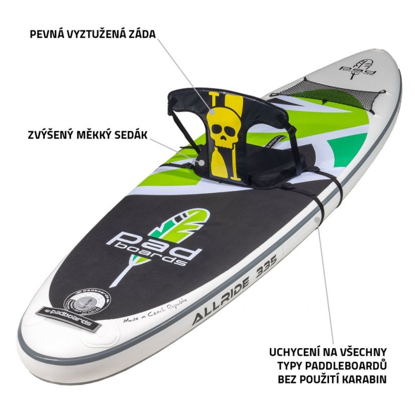 YATE Sedačka pro paddleboard MIDI pirát univerzál