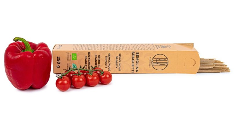 BrainMax Pure Špagety, semolinové BIO, 250 g