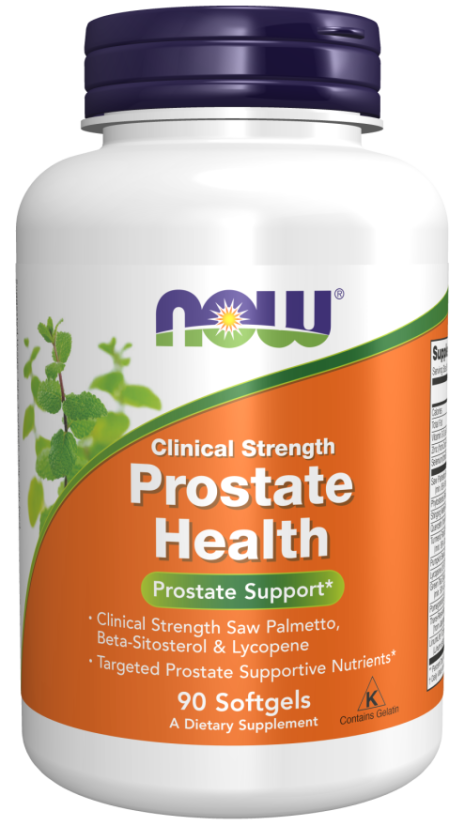 NOW Prostate Health Clinical Strength (zdraví prostaty), 90 softgelových kapslí
