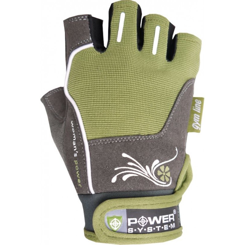Power System fitness rukavice WOMANS POWER zelená