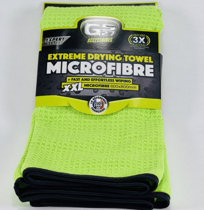 GS27 EXTREME DRYING TOWEL MICROFIBRE - Extrémně savá XXL utěrka z mikrovlákna