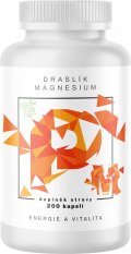 BrainMax Draslík Magnesium, Draslík citrát + Hořčík malát, 200 rostlinných kapslí