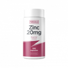 Puregold Zinek 20 mg - 100 Kapslí