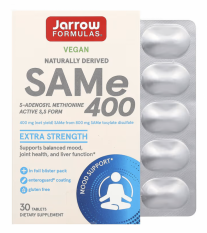 Jarrow Formulas SAMe, 400 mg, 30 tablet