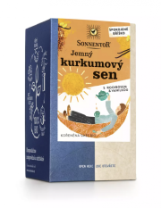 Sonnentor - Jemný kurkumový sen porcovaný BIO, 18 ks