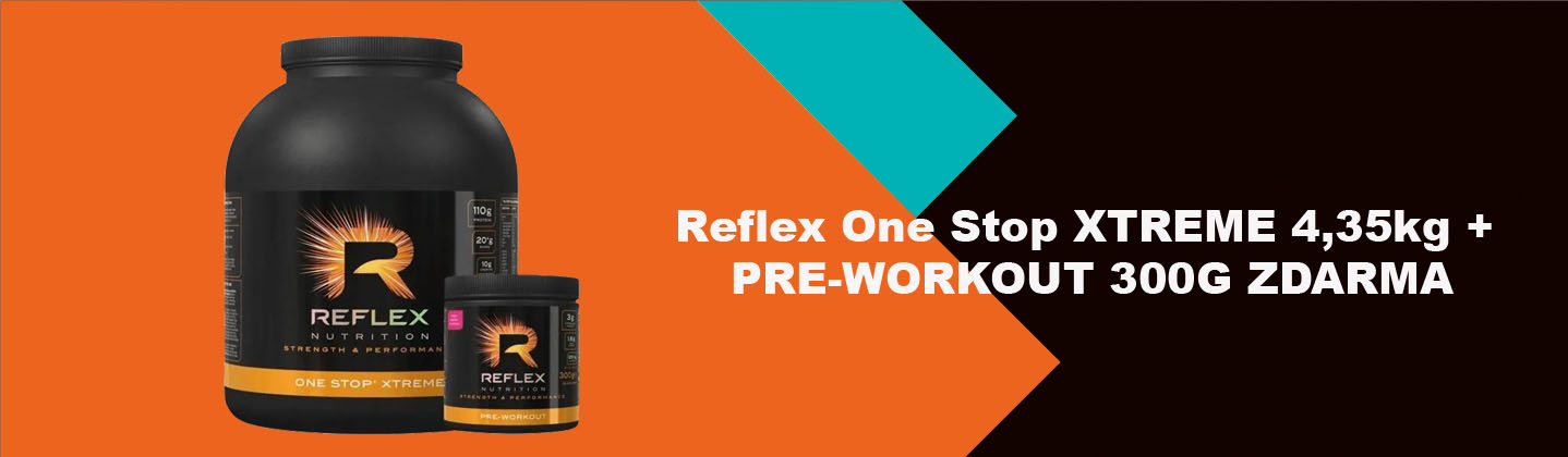Reflex One Stop XTREME 4,35kg + PRE-WORKOUT 300G ZDARMA