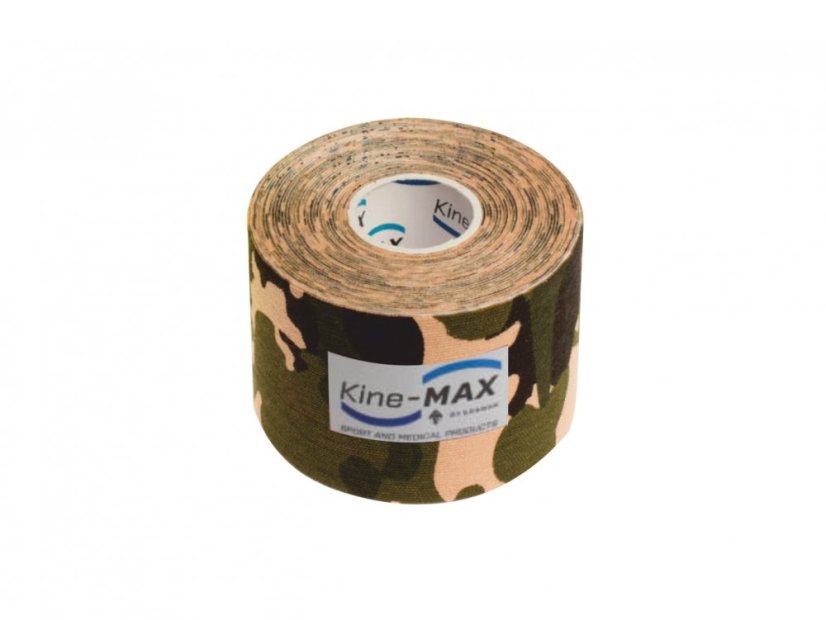 Kine-MAX Tape Super-Pro Cotton - Kinesiologický tejp - Camo