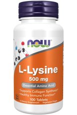 Now L-Lysine (L-lysin), 500 mg, 100 tablet