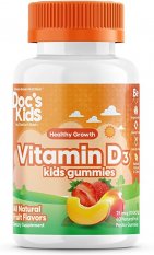 Doctor’s Best Kid's vitamin D3 (vitamín D3 pro děti), 60 gumových medvídků