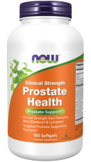 NOW Clinical Strength Prostate Health (podpora prostaty), 180 softgel kapslí