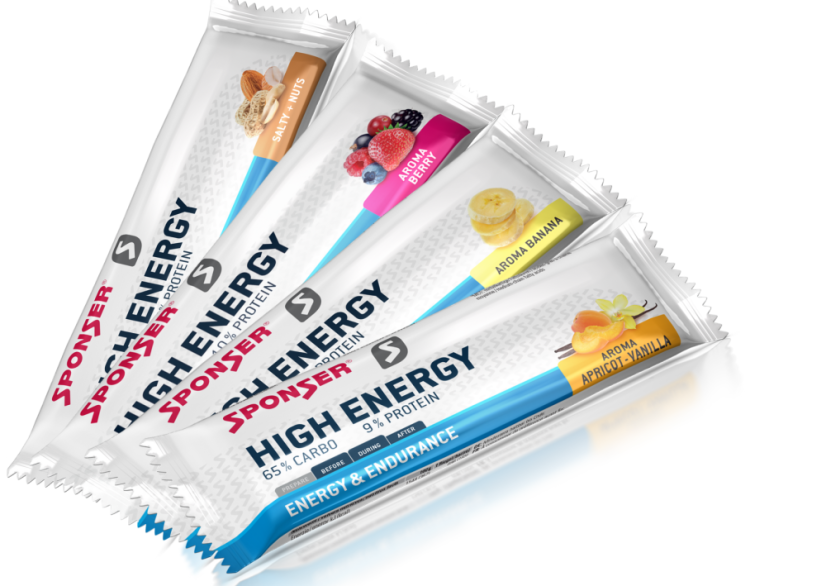 SPONSER HIGH ENERGY BAR 45 g - Profi energetická tyčinka