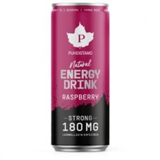 Natural Energy Drink STRONG 330ml raspberry