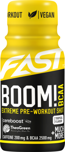 Fast Boom Pre-Workout a BCAA shot Tropical - 60ml