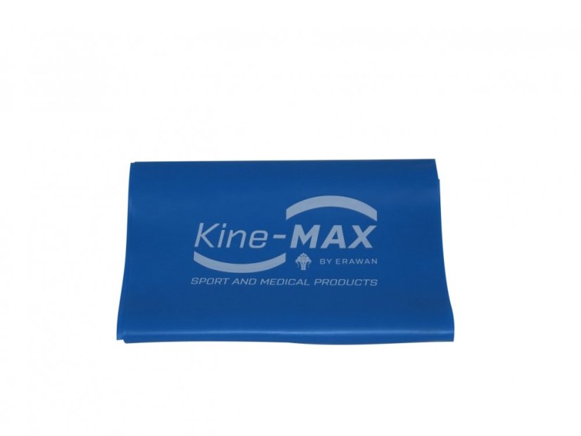 Kine-MAX Professional Resistance Band - Posilovací guma - Level 4 - modrá (extra těžká)