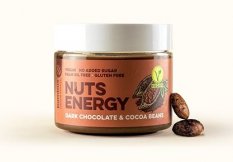 Bombus NUTS ENERGY arašídový krém 300 g DARK CHOCOLATE & COCOA BEANS