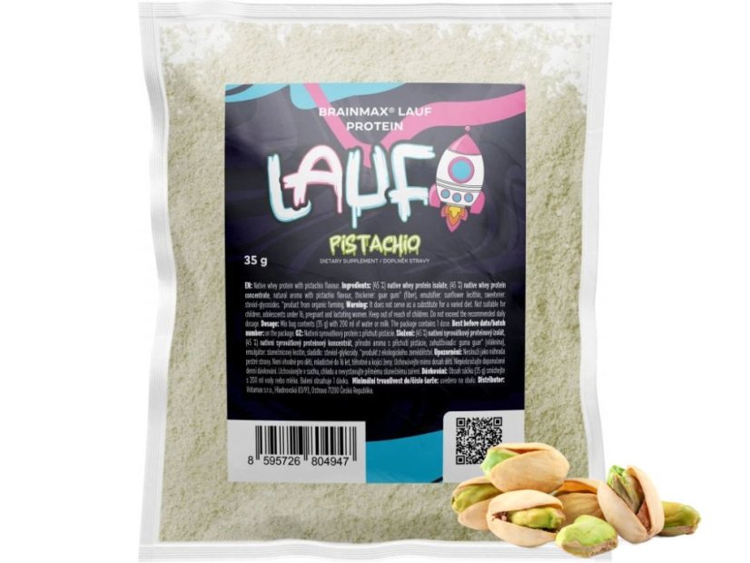 BrainMax LAUF Protein, nativní syrovátkový protein, 35 g, VZOREK