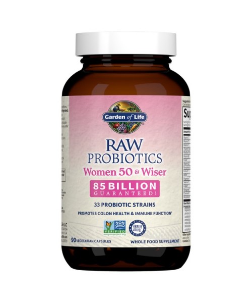 RAW Probiotika pro ženy, 85mld. CFU, 32 probiotických kmenů, 90 rostlinných kapslí