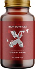 BrainMax Iron Complex, železo bisglycinát, 25 mg, 100 rostlinných kapslí