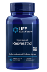 Life Extension Optimized Resveratrol 250 mg, 60 kapslí