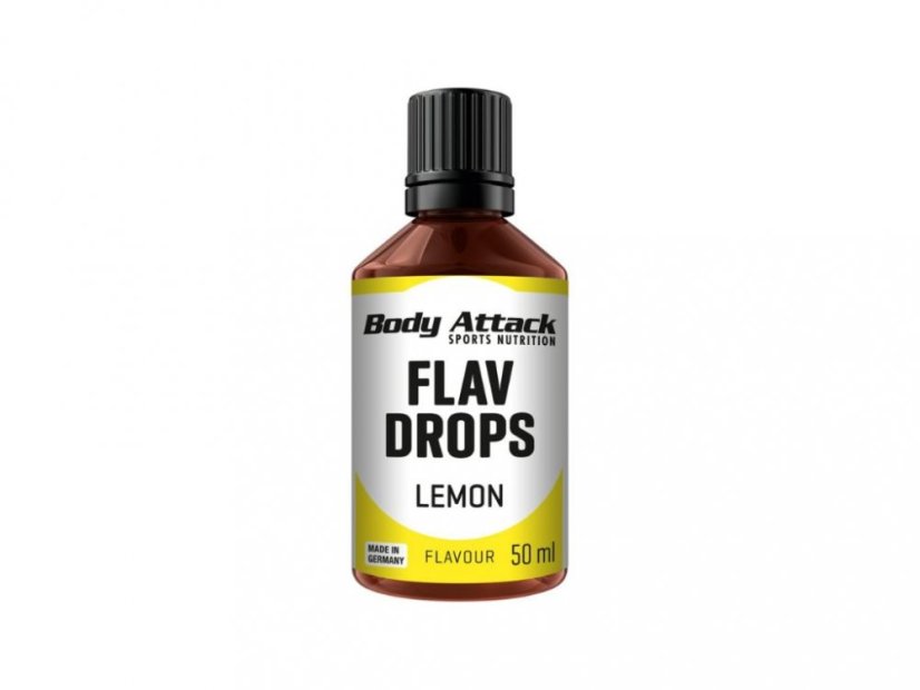 Body Attack Flav Drops Lemon - 50 ml