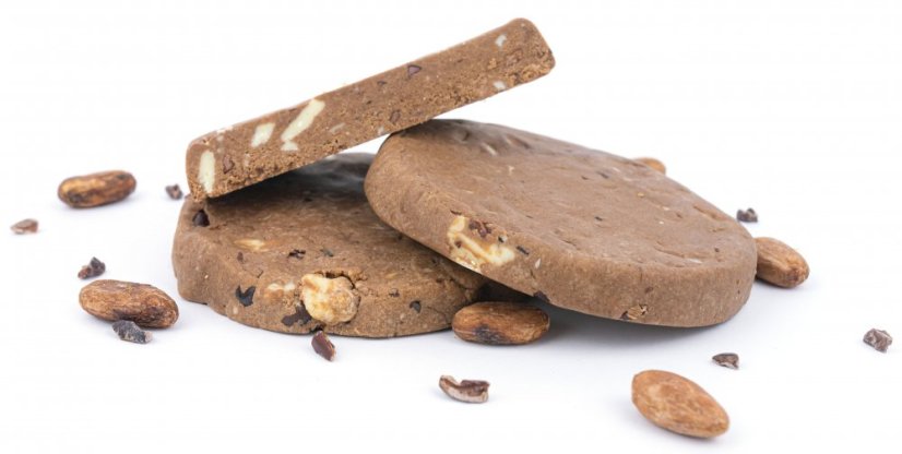BrainMax Pure Protein Cookie, Kakaové boby & Bílá čokoláda, BIO, 60 g