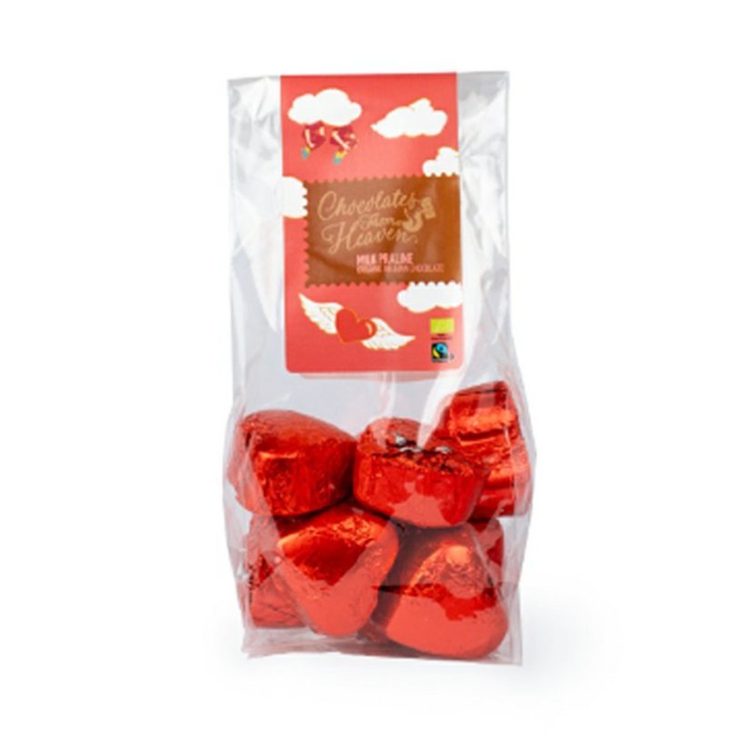 Chocolates from Heaven - BIO čokoládové pralinky srdce, 150g