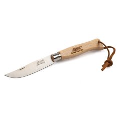 MAM Douro 2081 Zavírací nůž s koženým poutkem - buk, 8,3 cm