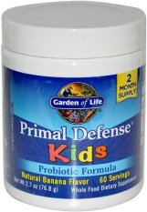 Primal Defense Kids, Banana (probiotika pro děti, banán), 81 g