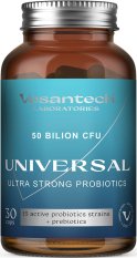 Vesantech Universal, probiotika, 50 miliard CFU, 30 enterosolventních kapslí
