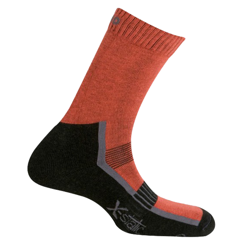 MUND ANDES X-static trekingové ponožky cihlové Typ: 31-35 S