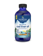 Nordic Naturals Arctic Cod liver oil (olej z tresčích jater) - Pomeranč, 237 ml