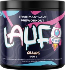 BrainMax LAUF Preworkout, s kofeinem, 400 g