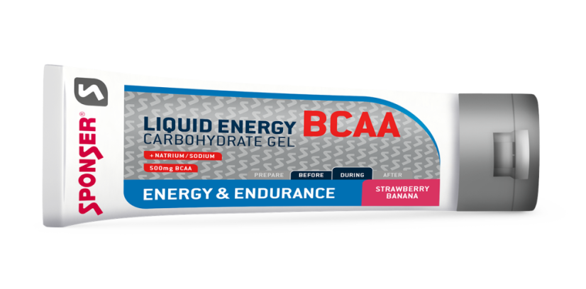 SPONSER LIQUID ENERGY BCAA 70 g - Energetický gel s BCAA