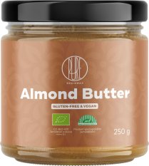 BrainMax Pure Almond Spread, 100% Mandlový krém, BIO, 250 g